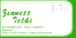 zsanett telki business card